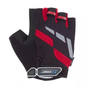 Cyklistické rukavice PRO-T - Veneto - black/red