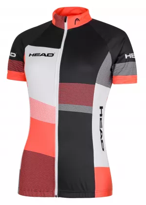 Dámský cyklistický dres CLASSIC - black/peach