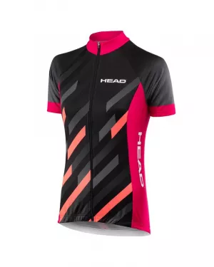 Dámský cyklistický dres CLASSIC - black/pink