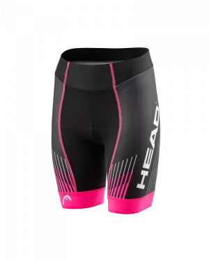 Dámské cyklistické kraťasy TEAM - black/pink