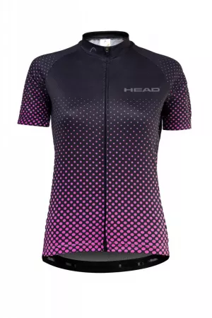 Dámský cyklistický dres CLASSIC - black/pink