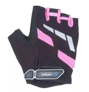 Cyklistické rukavice PRO-T - Veneto - black/pink