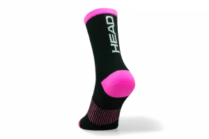 Vysoké ponožky HEAD - black/pink