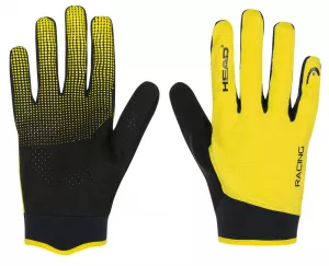 Cyklistické rukavice HEAD - long, yellow