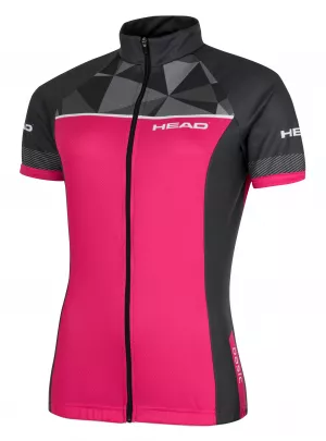 Dámský cyklistický dres CLASSIC - pink/grey